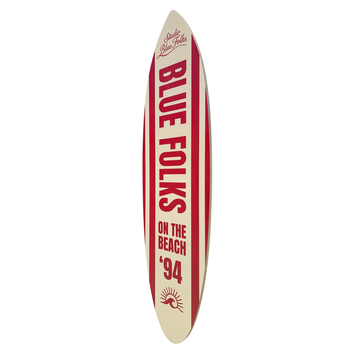 Duke – Surfboard Form Retro Wood Wall Art