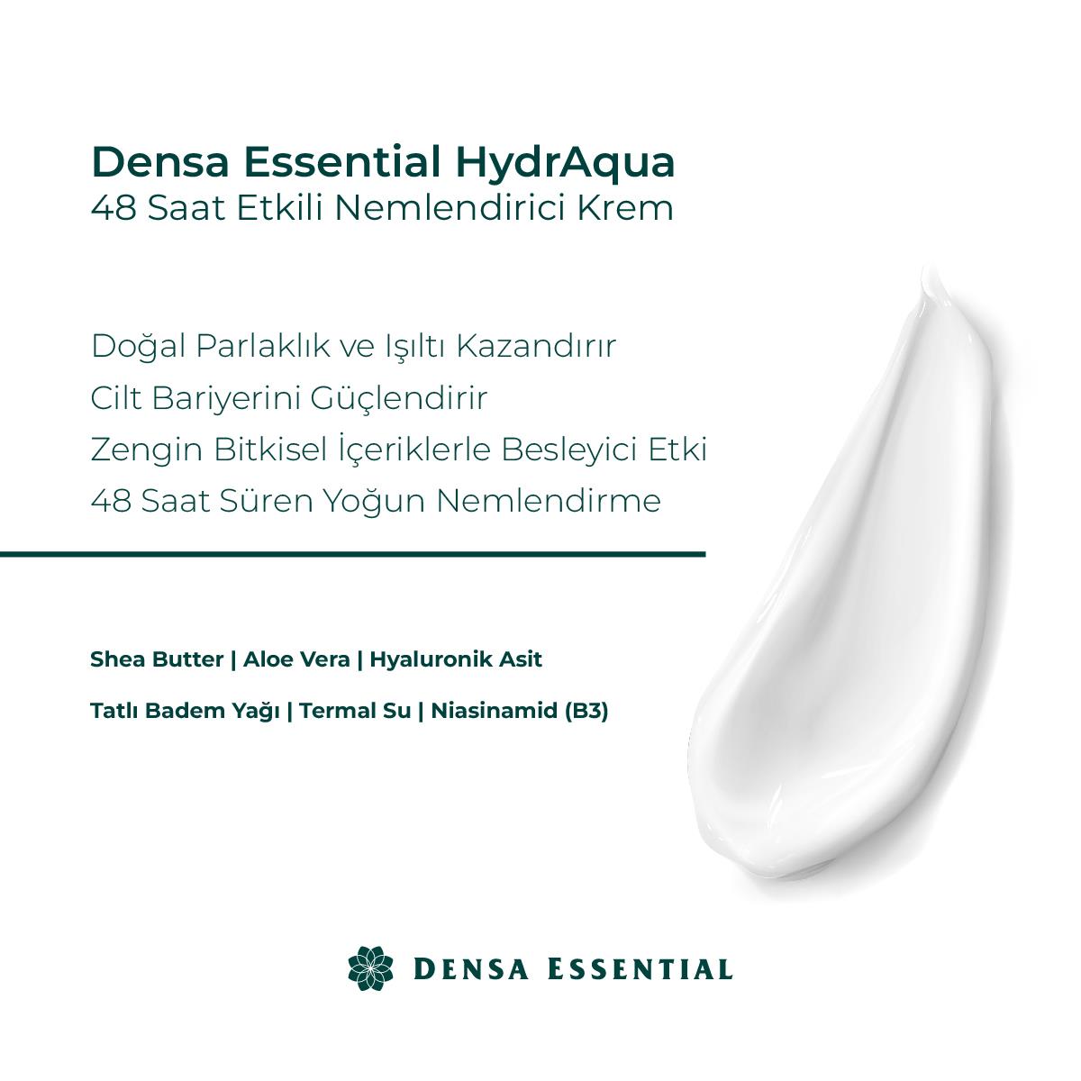 Densa HydrAqua Krem yakın çekim - Chappal