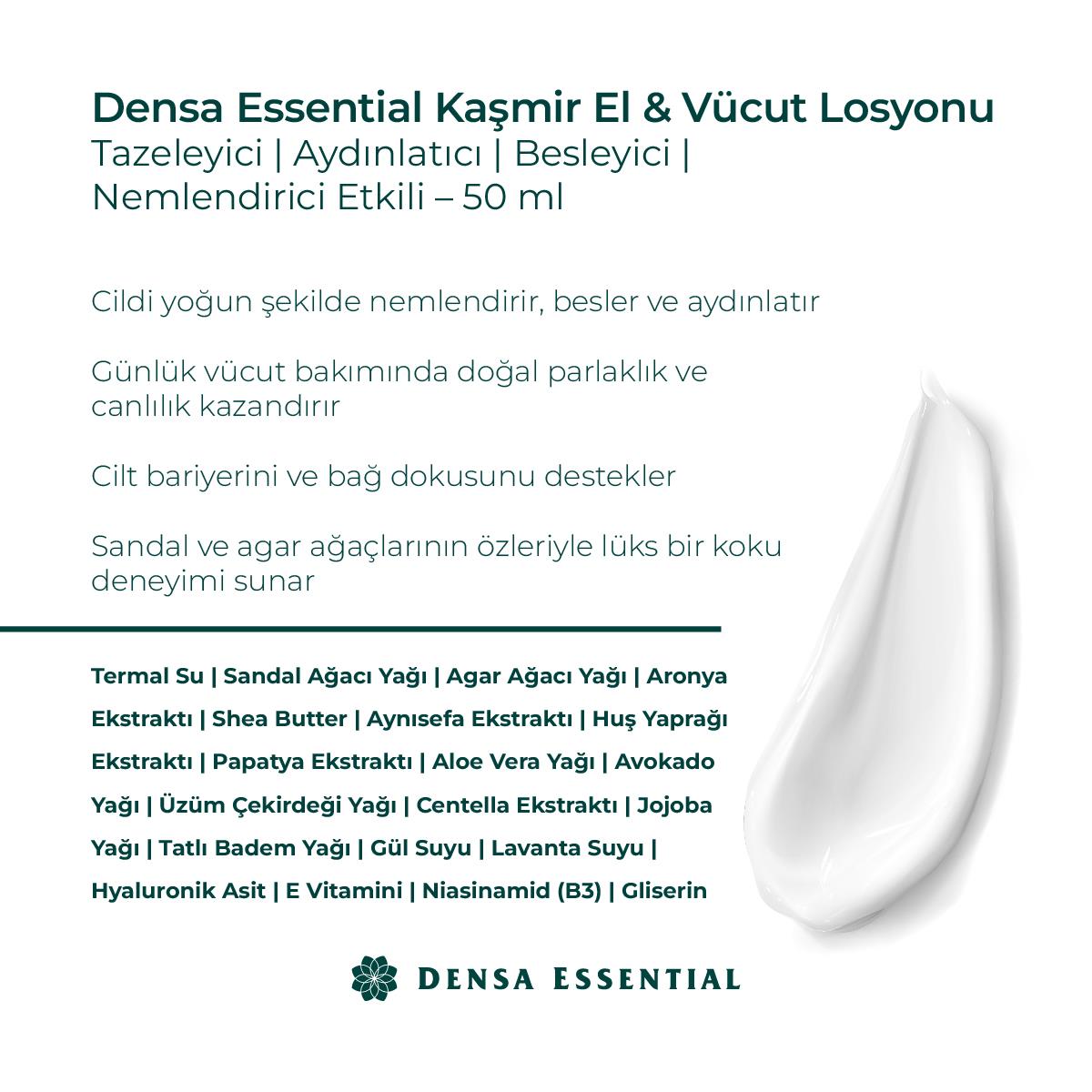 Densa Losyon yakın çekim - Chappal
