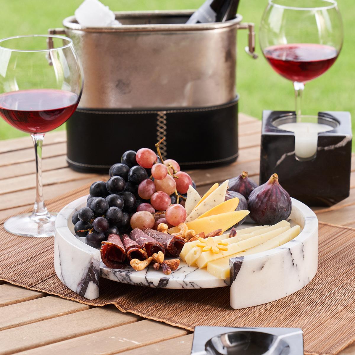 Solid Lilla Marble Cheese and Serving Board