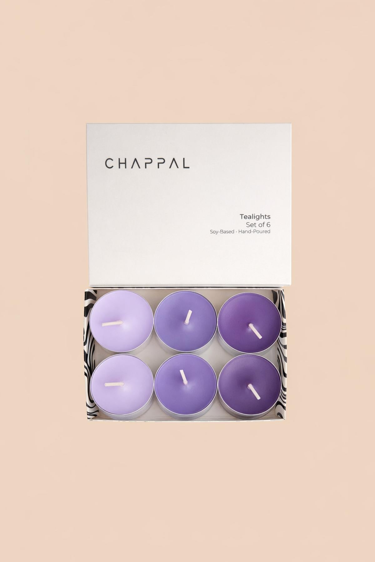 Tealight Candle Lavender 6 Pieces