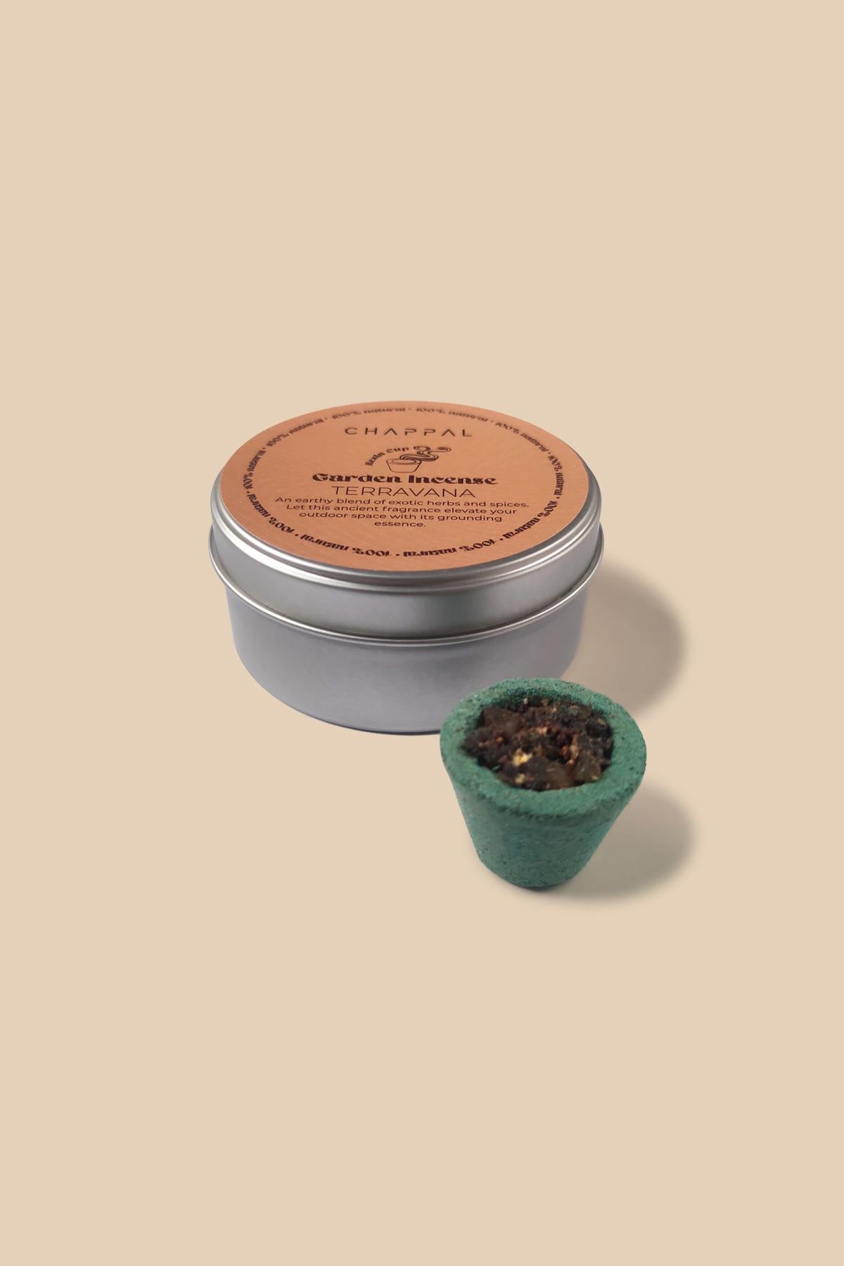 Terravana Bahçe Tütsüsü 4 Resin Cup - Chappal