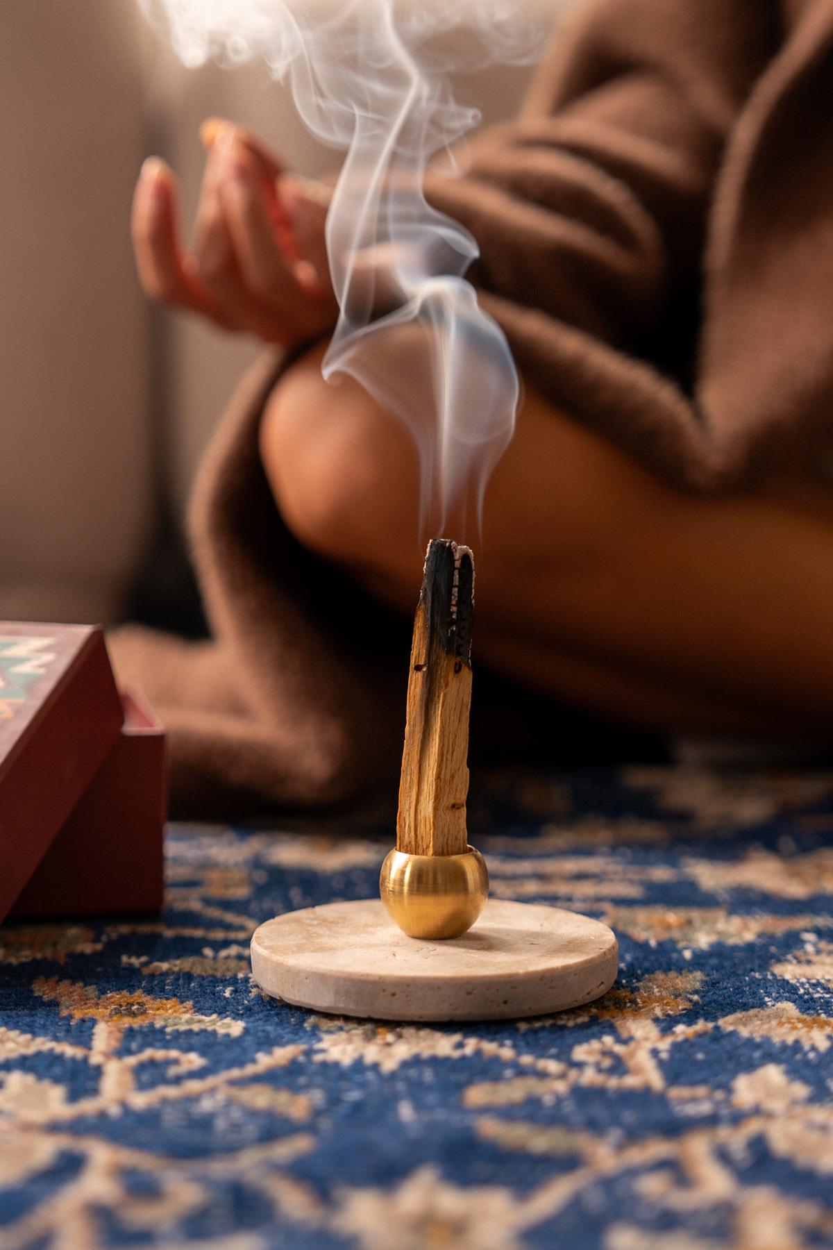 Traverten Palo Santo Tütsülük detay - Chappal
