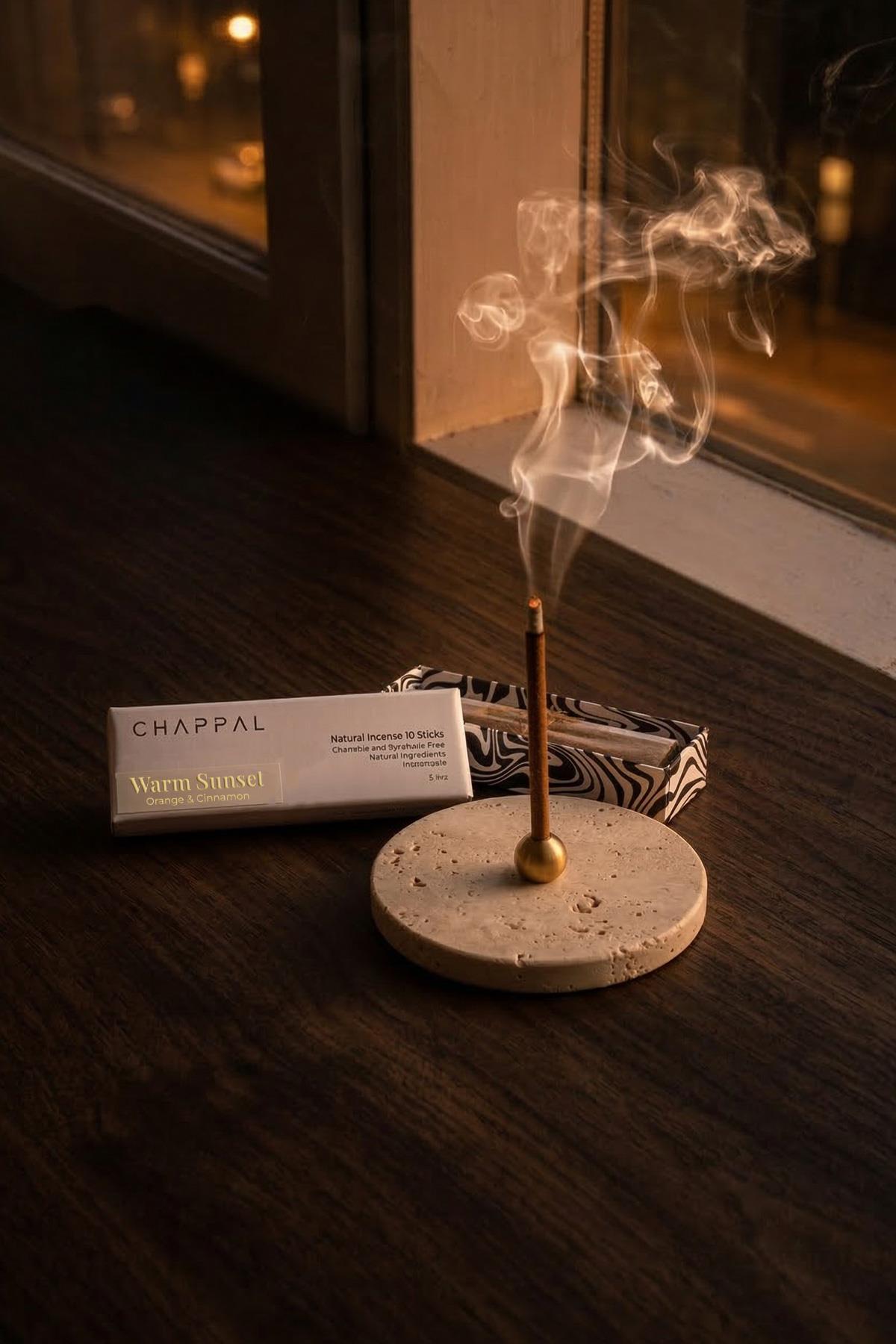 Warm Sunset Portakal Tarçın Stick Tütsü lifestyle - Chappal