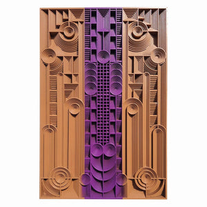 Prairie 40's – Frank Lloyd Wright Inspired Wood Wall Art
