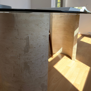 Travertine C Table