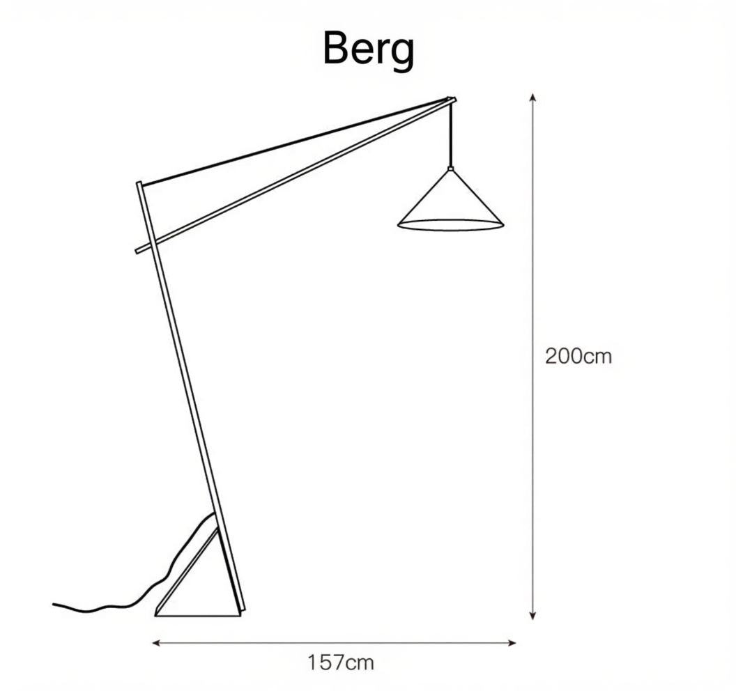 Berg Traverten Lambader 200 Cm - 5