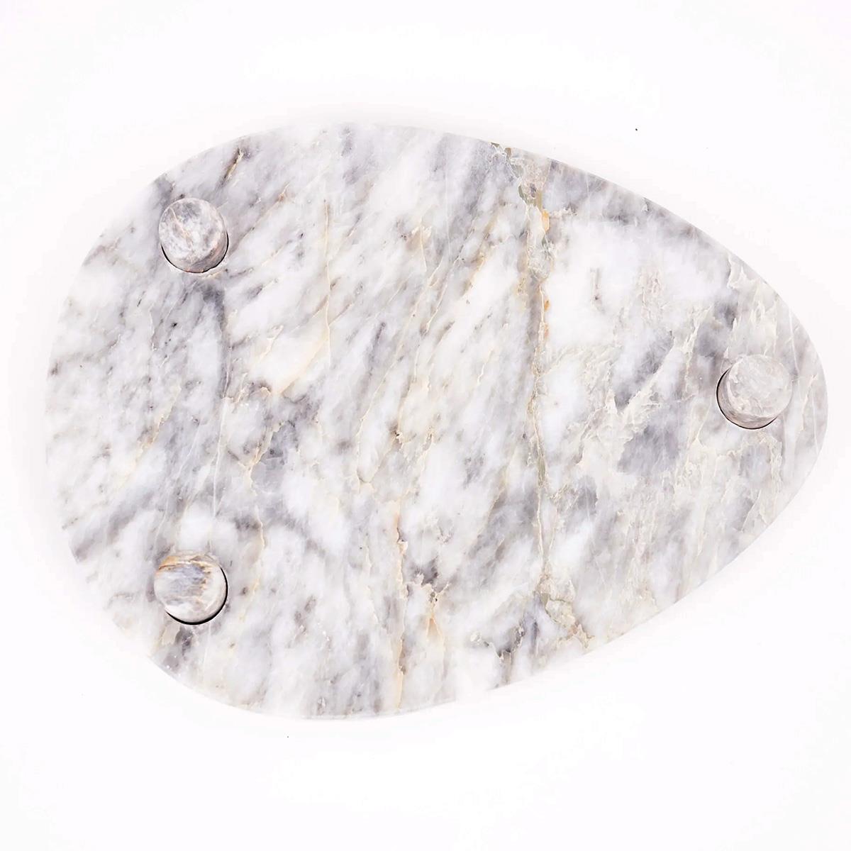 Aura Arizona Slab Marble Serving Platter
