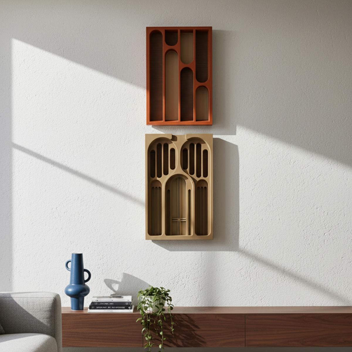 Brussel – Batı Avrupa Esintili Ahşap Tablo Seti