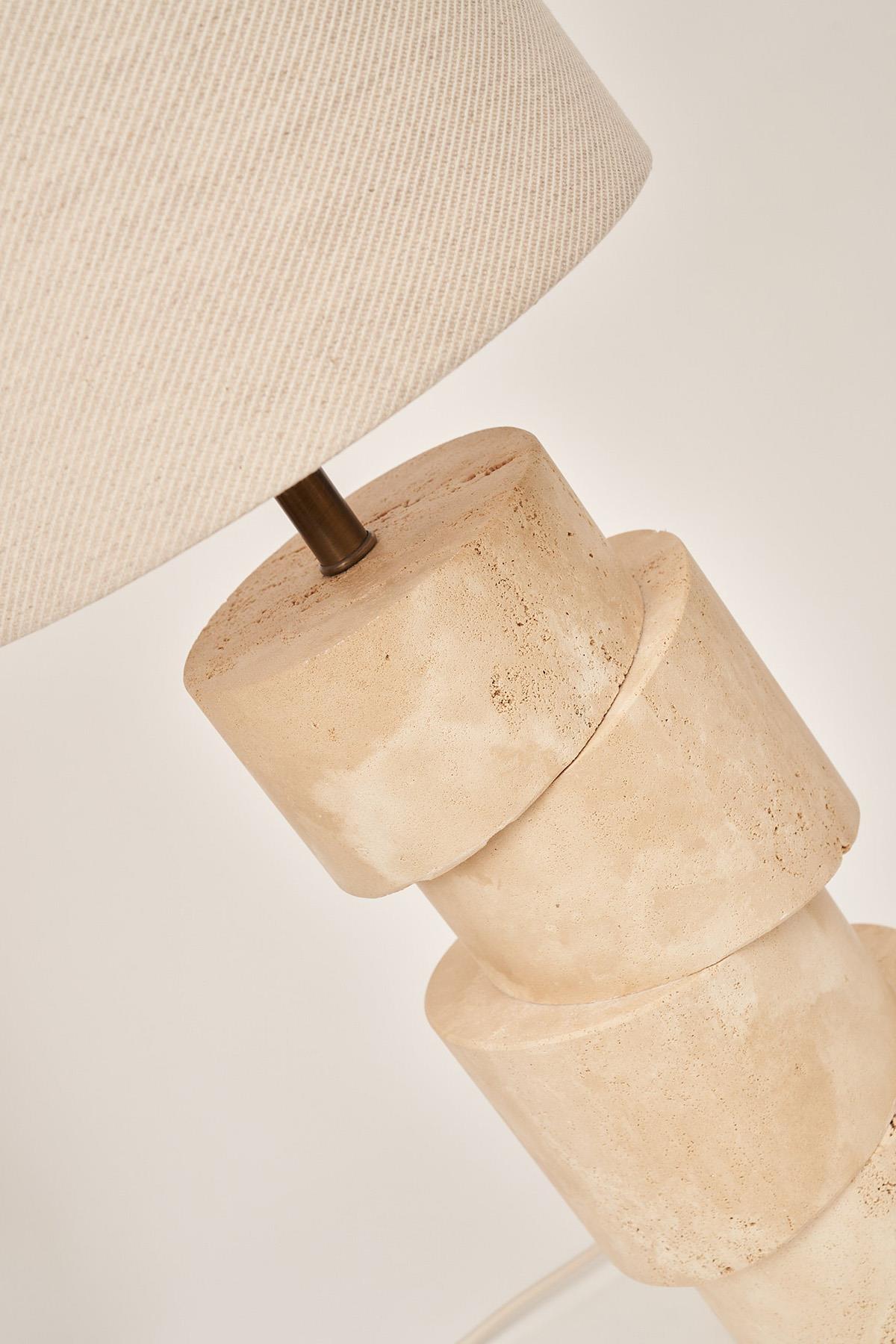Crimp Vertino Traverten Abajur detay - Chappal