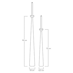 Flute Mumluk 75cm siyah lifestyle - Chappal