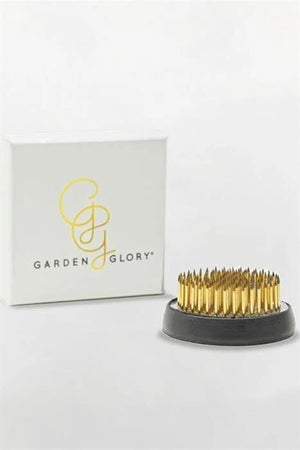 Garden Glory Kenzan İkebana Çiçek Kurbağası Orta - Black