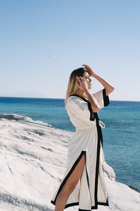 Luna Kaftan Bej lifestyle - Chappal