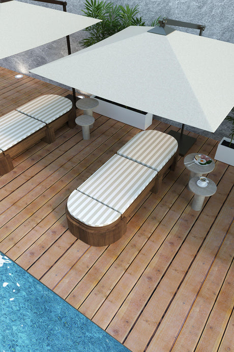 Marina İroko Şezlong detay - Chappal