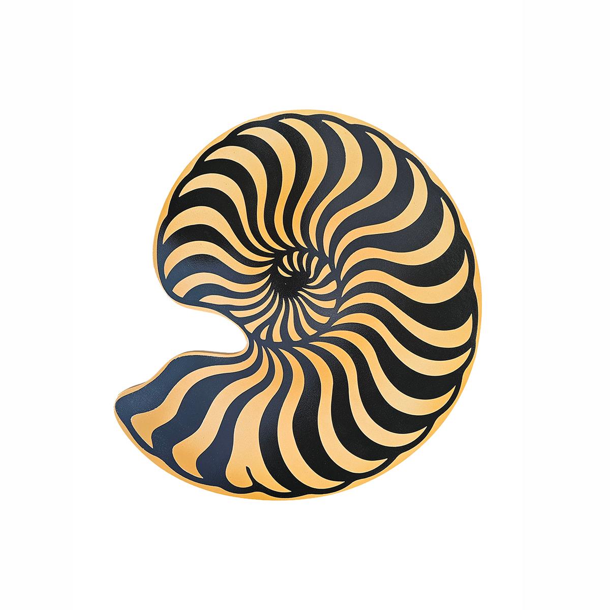 Nautilus – Spiral Formlu Ahşap Tablo