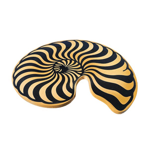 Nautilus – Spiral Formlu Ahşap Tablo