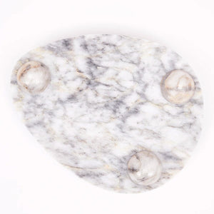 Oppal Arizona Slab Marble Serving Platter