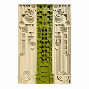 Prairie 40's – Frank Lloyd Wright Esintili Ahşap Tablo