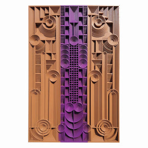 Prairie 40's – Frank Lloyd Wright Esintili Ahşap Tablo