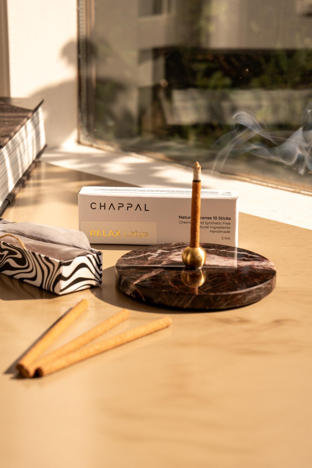 Relax Stick Tütsü Lotus lifestyle - sabah ritüeli - Chappal