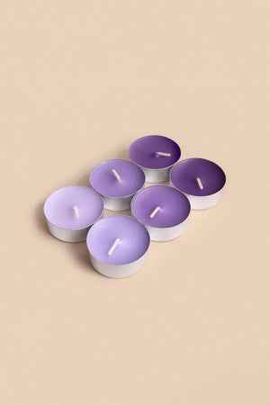 Tealight Candle Lavender 6 Pieces