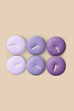 Tealight Candle Lavender 6 Pieces