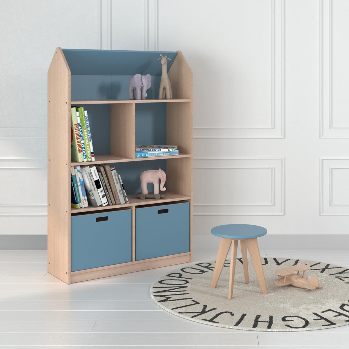 Toy House Kitaplık yakın çekim - Chappal