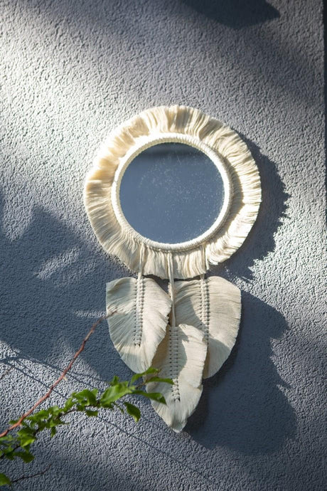 Yaprak Desenli Bohem Ayna lifestyle - Chappal